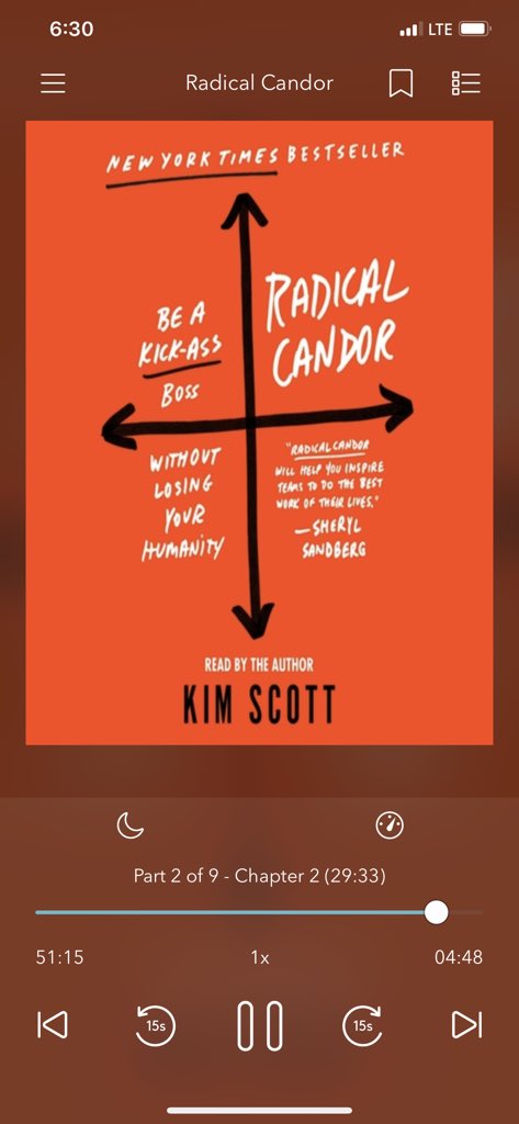 tenilleshade's tweet photo. I heard about this book a few years ago, and although several colleagues have mentioned it to me, I’m just now getting around to listening to it on audio. (Thanks @CounselingPenny for the nudge!) I love when books 📚 come into our lives at just the right time. #notaboss https://t.co/J83OZDdWfy