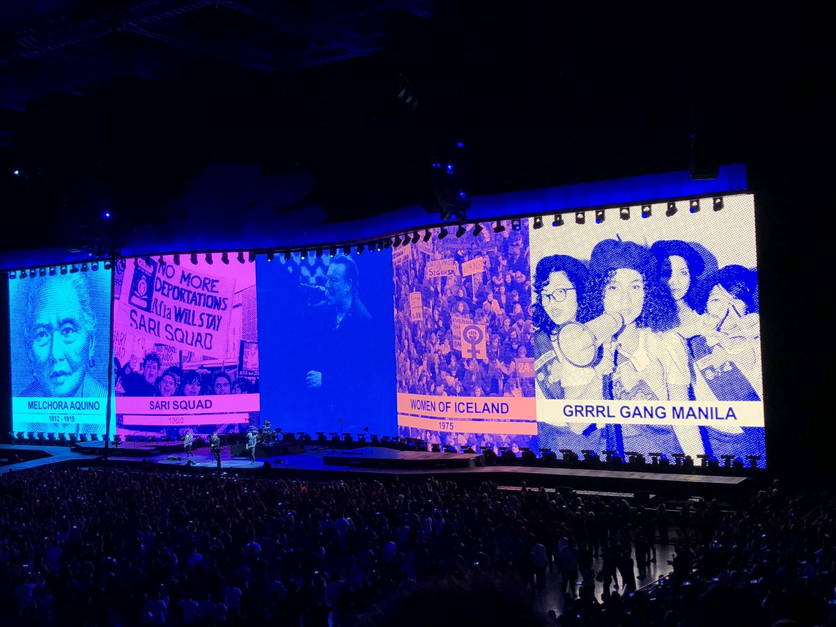 LiveSmart's tweet image. When the women of the world gets to re-write history as her story. THAT IS A BEAUTIFUL DAY.  #SmartU2TourPH #SmartMusicLive