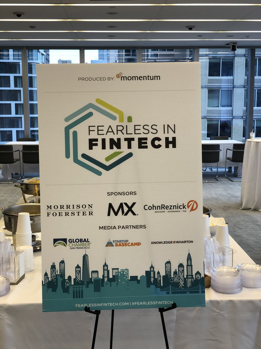 douglasCNielson's tweet photo. Excited to participate #FEARLESSFINTECH https://t.co/VYV0H735WL