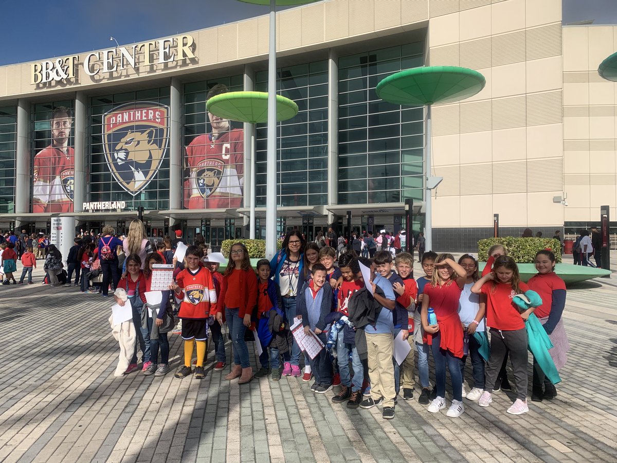 Yiselk Bell (@yiselkbell) on Twitter photo BB&T Center for Florida Panthers STEM day!! <a href="/SouthOliveTiger/">South Olive ES</a> #scienceandmathrock #thirdgraders BB&T Center for Florida Panthers STEM day!! <a href="/SouthOliveTiger/">South Olive ES</a> #scienceandmathrock #thirdgraders