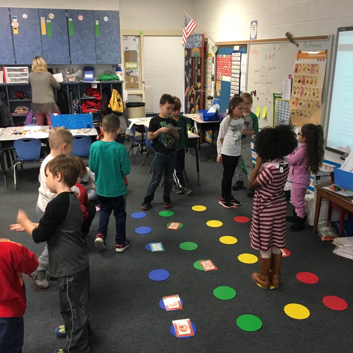 dyanna_finamore's tweet photo. Computer programmers in the making with our unplugged activity!  There was a lot of debugging going on with Rosie. Nothing better than witnessing my 1st graders persevere! #PLTWrocks
@CTECharles https://t.co/kYREopyR6Y