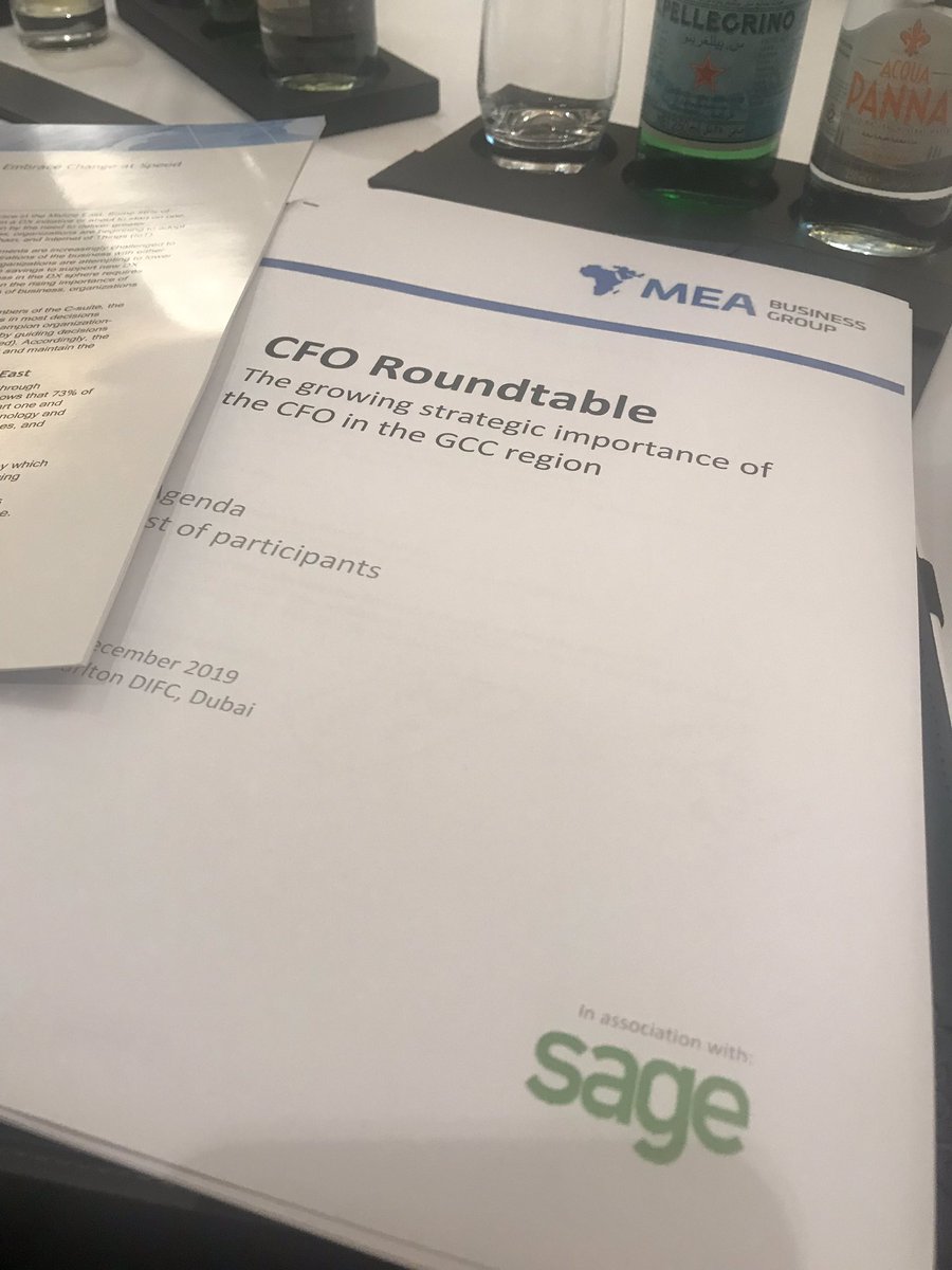 We are hosting a Sage exclusive CFO roundtable in Ritz Carlton in DIFC for leading #CFOs of the region. If you are attending, please give our team a shout and don’t forget to attend keynote from our very own <a href="/mansoorsarwar/">Mansoor Sarwar</a> along with several other keynotes from industry leaders.