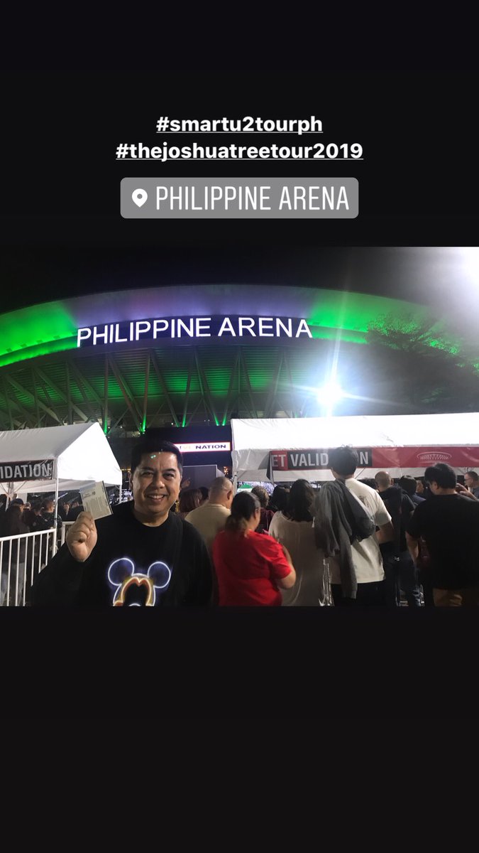 jovefrancisco's tweet image. Ready for #TheJoshuaTreeTour2019 ... ready for Bono! #SmartU2TourPH