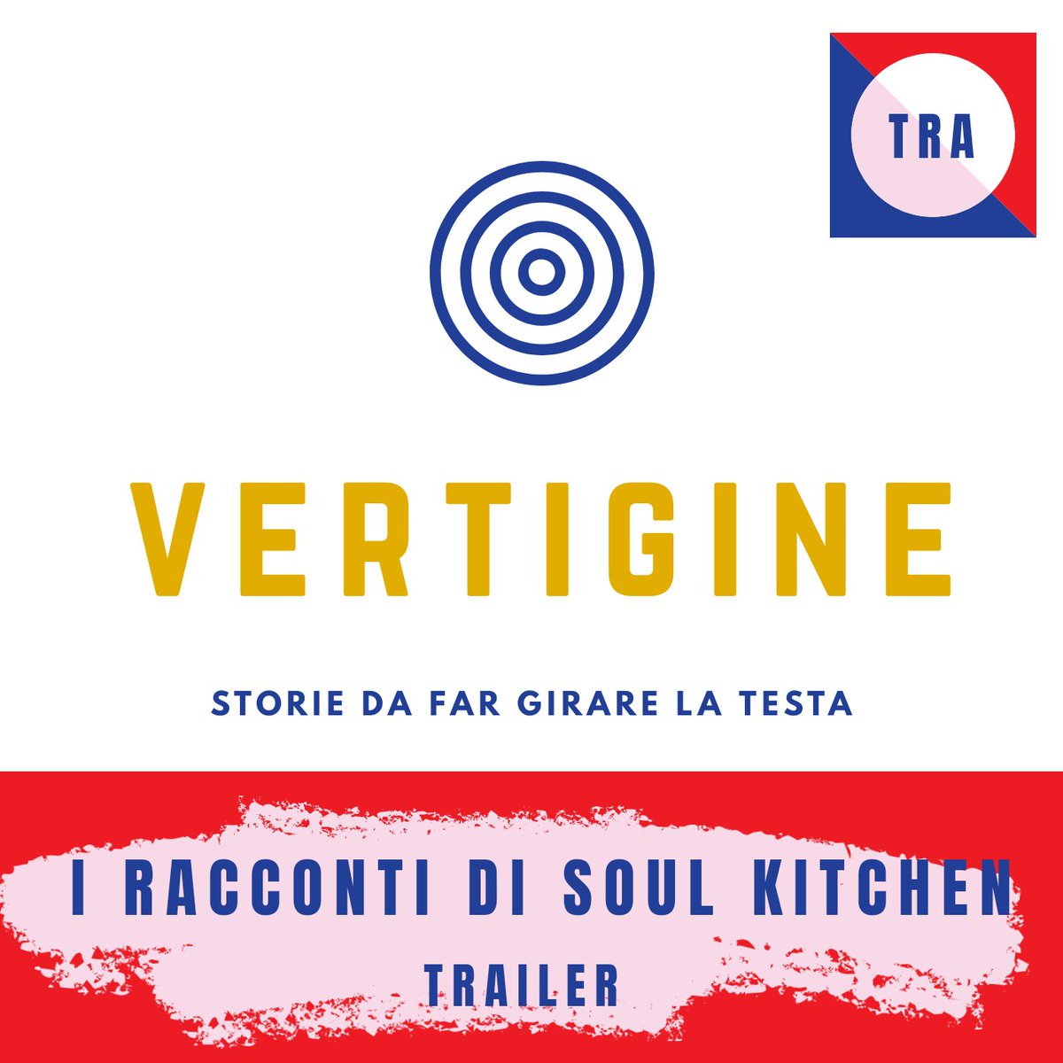 Ero indecisa tra due per il logo del #podcast Vertigine, che alle fine le ho fuse in un Frankenstein digitale. 'N pezzo de qua, l'altro de là, di un buon template, come del maiale, non si butta via niente.🤗open.spotify.com/show/1UNANYwJs…