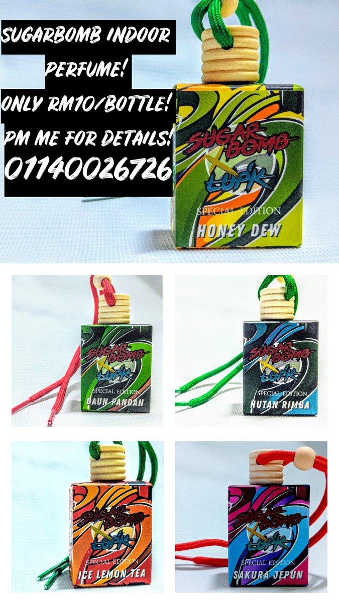 _luqasss's tweet photo. Haaaaa mari mari! RM10 je!

#sugarbomb
#indoorperfume
#forthebetterfuture https://t.co/ZylLqkMEk2
