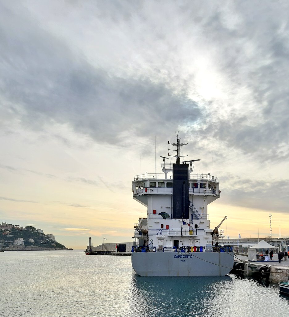CedricRoussel06's tweet photo. 🚢 Avec le @GroupeVicat pour inaugurer sur le port de #Nice06 le nouveau navire cimentier #CapoCinto
▶️ Un navire éco responsable entre Nice et la #Corse qui contribue au dvpt éco et maritime du territoire.
Concentrons nos réflexions pr faire de Nice une véritable façade maritime https://t.co/7aFlmqReAp