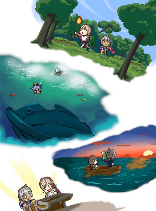 「fishing」 illustration images(Oldest｜RT&Fav:50)