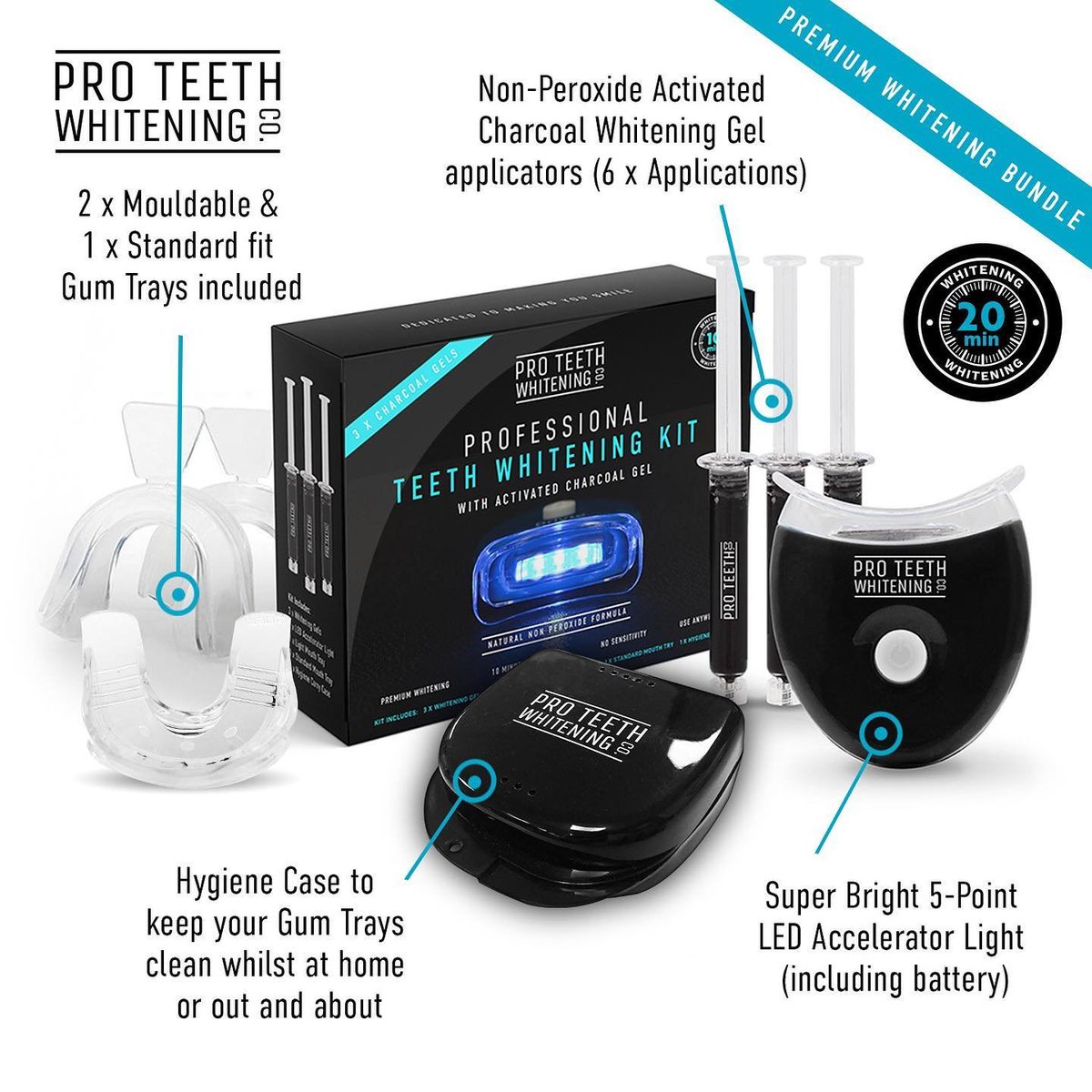 ProWhiteTeethCo's tweet photo. Introducing our AMAZING new product...The Professional Teeth Whitening Kit with Activated Charcoal! Easy to use, at-home teeth whitening in just 20 minutes👌🏽

We are the Number 1️⃣ Best-selling Teeth Whitening Kit on Amazon UK ✨Now only £14.99! 

⬇️⬇️⬇️

https://t.co/wNgE26jBSu https://t.co/25dRdXoHaS