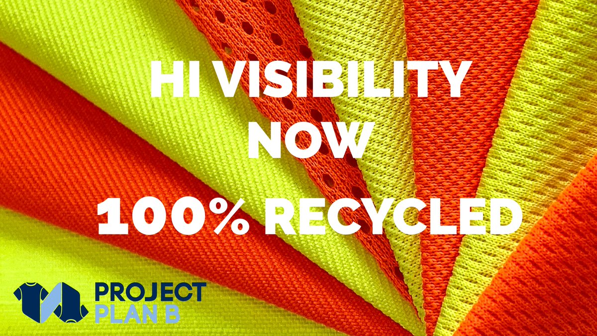 ProjectPlanB1's tweet photo. Our 100% Recycled fabrics conform to EN20471. Ask us about PPE. #recycled #circulareconomy #Sustainability #WasteManagement #fabric #textiles https://t.co/4cRR8nRIWn