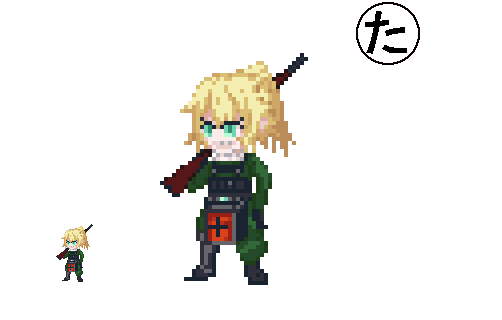 Twoucan ドット絵あいうえお の注目ツイート イラスト マンガ コスプレ モデル