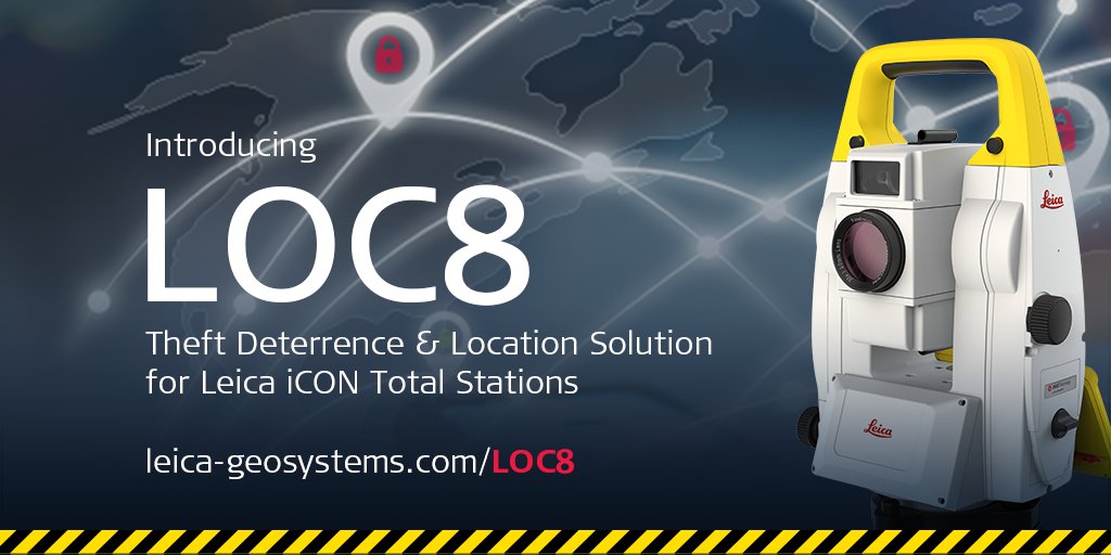 LeicaGeosystems's tweet image. Our LOC8 theft deterrence and fleet management solution is now available for the Leica iCON iCB50/70, iCR70/80/80S and iCT30. Learn more: hxgn.biz/356ofTw

#LOC8 #LockandLocate #LeicaiCON