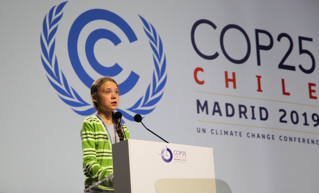 United Nations (@un) on Twitter photo "We don't have to wait. We can start the change right now. We, the people."
-- <a href="/GretaThunberg/">Greta Thunberg</a> says there is hope in the climate crisis - because people are ready for change and for #ClimateAction. unfccc.int/cop25 #COP25 "We don't have to wait. We can start the change right now. We, the people."
-- <a href="/GretaThunberg/">Greta Thunberg</a> says there is hope in the climate crisis - because people are ready for change and for #ClimateAction. unfccc.int/cop25 #COP25
