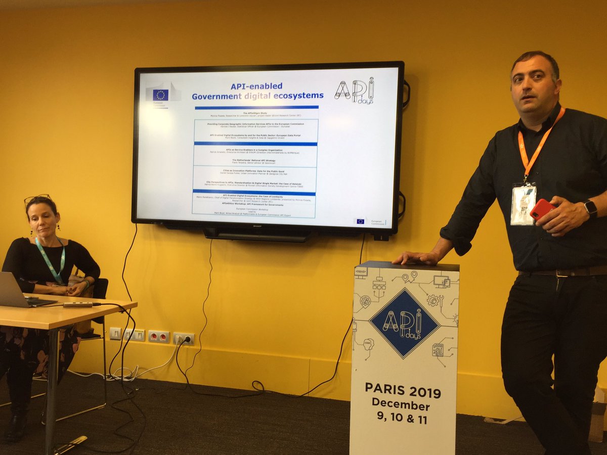 HerveCaumont's tweet image. Kicking-off the #APIs4DGov afternoon #APIdaysParis2019