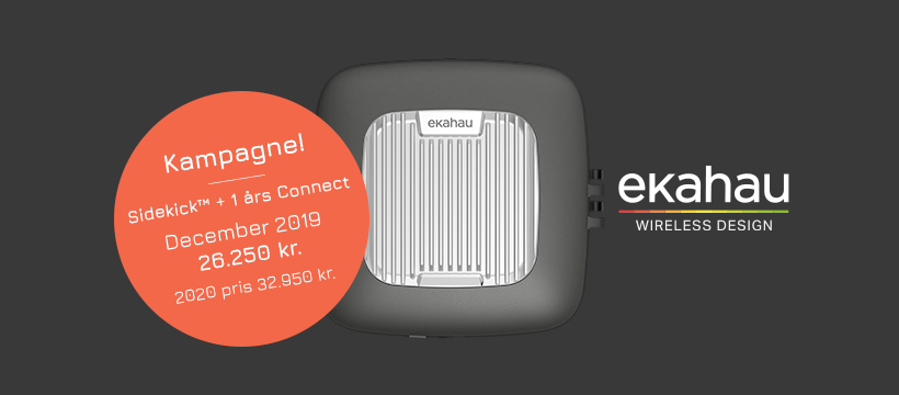 Ekahau Sidekick Connect - Kampagne for 2019 - køb i år og spar.  airwire.dk
#airwiredk #ekahau