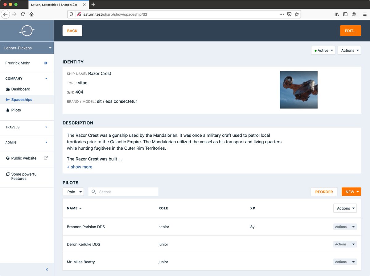 dvlpp's tweet image. After a looong development, we finally published the Show pages feature in Sharp for Laravel 4.2 🎊. Here's the announcement post: medium.com/code16/sharp-f… #laravel #laravelpackage #sharp