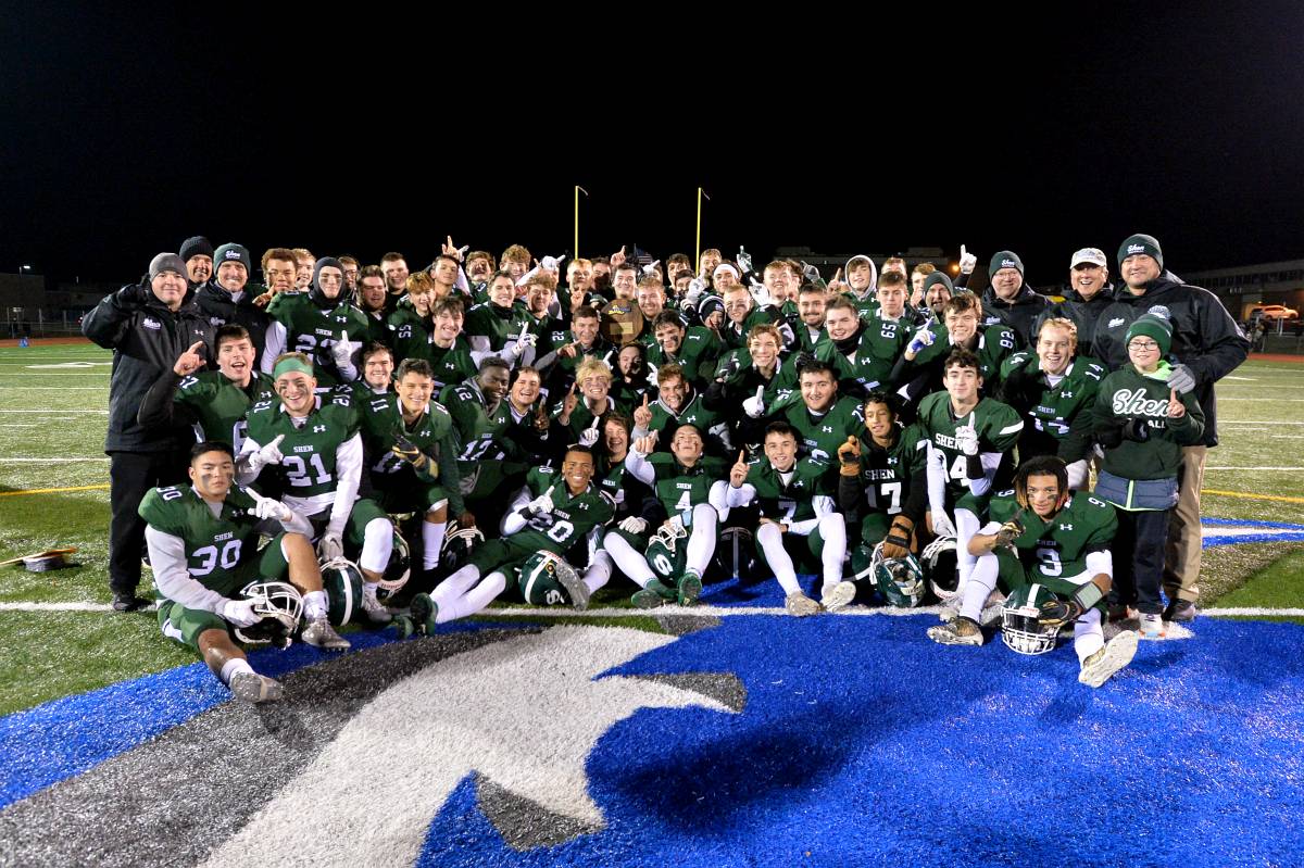ShenAthletics's tweet photo. Thanks @OliverRobinso13 & @ShenNews BOE for recognizing all our Fall 2019 Championship teams at last night's meeting. 9 of 12 teams finished first or second in Sectionals! An incredible fall. Thanks to Dr. Robinson and the BOE for their unwavering support!! #TeamsFirst #ShenPride https://t.co/k1Pleq6COb