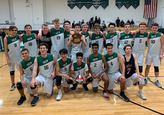 ShenAthletics's tweet photo. Thanks @OliverRobinso13 & @ShenNews BOE for recognizing all our Fall 2019 Championship teams at last night's meeting. 9 of 12 teams finished first or second in Sectionals! An incredible fall. Thanks to Dr. Robinson and the BOE for their unwavering support!! #TeamsFirst #ShenPride https://t.co/k1Pleq6COb