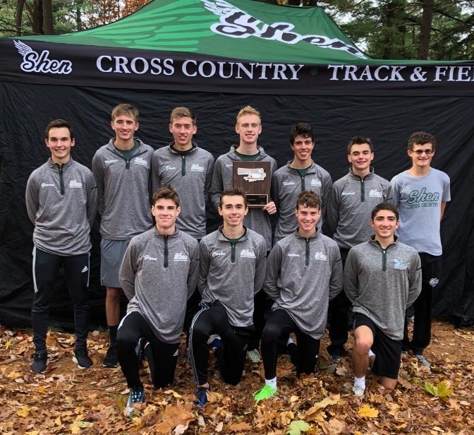 ShenAthletics's tweet photo. Thanks @OliverRobinso13 & @ShenNews BOE for recognizing all our Fall 2019 Championship teams at last night's meeting. 9 of 12 teams finished first or second in Sectionals! An incredible fall. Thanks to Dr. Robinson and the BOE for their unwavering support!! #TeamsFirst #ShenPride https://t.co/k1Pleq6COb
