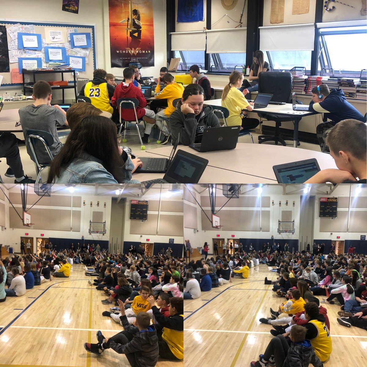 S/O to <a href="/CodeHS/">CodeHS</a> for stopping by and facilitating a thought filled morning of code! #HourOfCode #VikingPrideP3 #PurposePassionPride #VikingP3