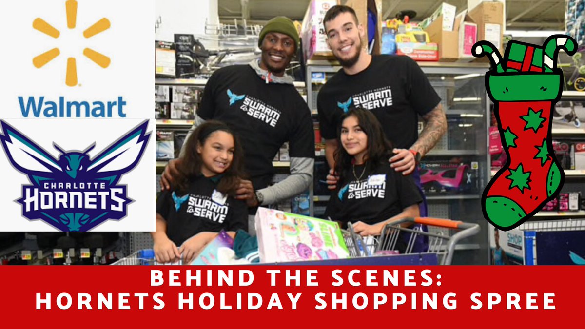 The Charlotte @HornetsGive + <a href="/WalmartAction/">Walmart Action</a> spread some holiday cheer this week by giving 15 students from Marie G. Davis School  a shopping experience they will never forget. Enjoy this Behind the Scenes Recap from The Kid Knows Sports &gt;&gt; youtu.be/-1-LUlD49-c