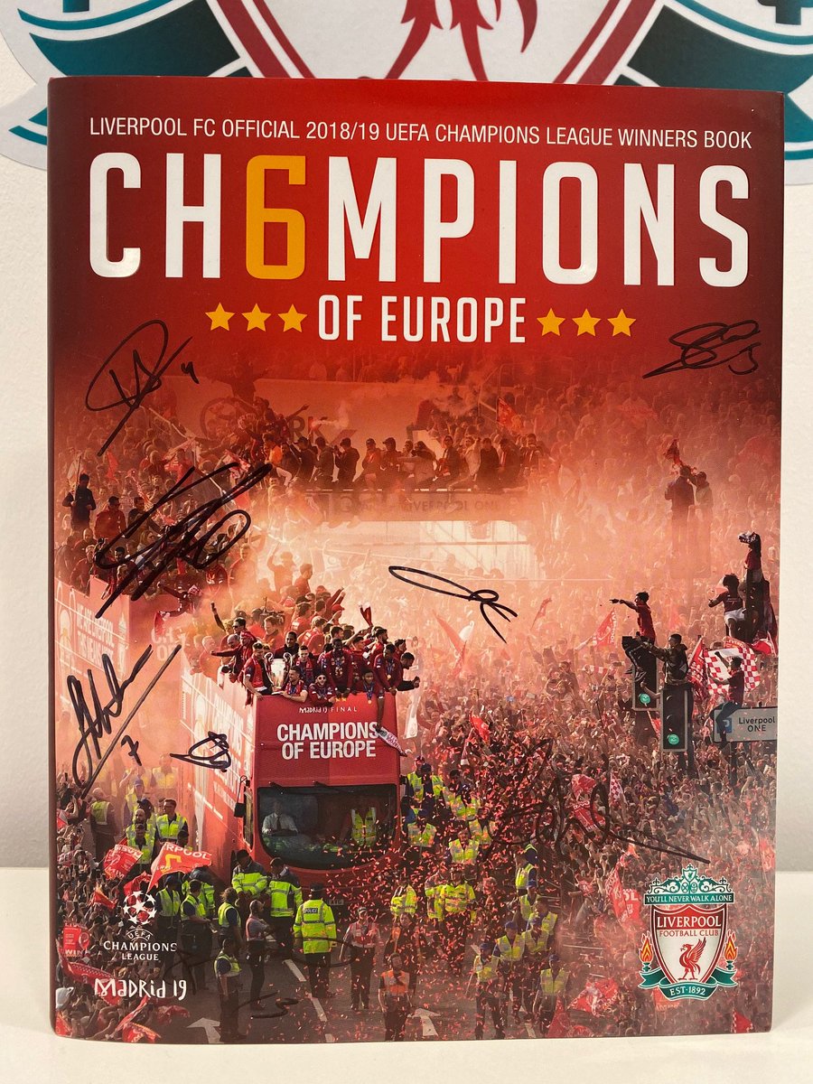 🔴 To celebrate the Reds' progress in the Champions League, we have a signed copy of the 'Ch6mpions of Europe' book.

📕 Simply follow <a href="/reach_sport/">Reach Sport</a> and <a href="/thisisanfield/">This Is Anfield</a> and RT to enter before the Champions League last 16 draw starts at 11am on Monday.