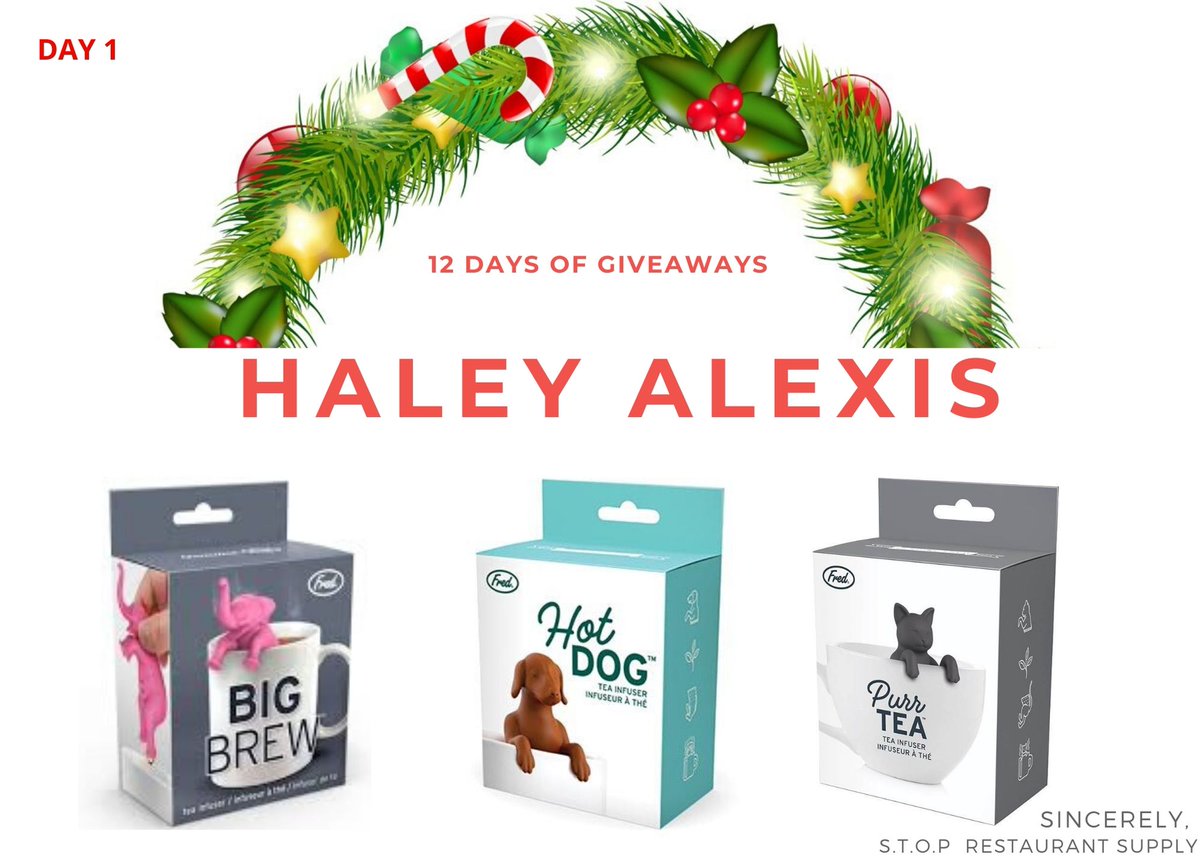 shopatstop's tweet photo. ITS THE FIRST DAY OF OUR 12 DAYS OF GIVEAWAYS!🎁🎅🎄 And the winner is...........HALEY ALEXIS!💥😍
Please DM us to claim and for more information!🚨😃
#Kitchener #Burlington #Sudbury #12daysofgiveaway #dayone #winner #dayonewinner #stoprestaurantsupply #contest #teainfusers https://t.co/bkYlFyheRL