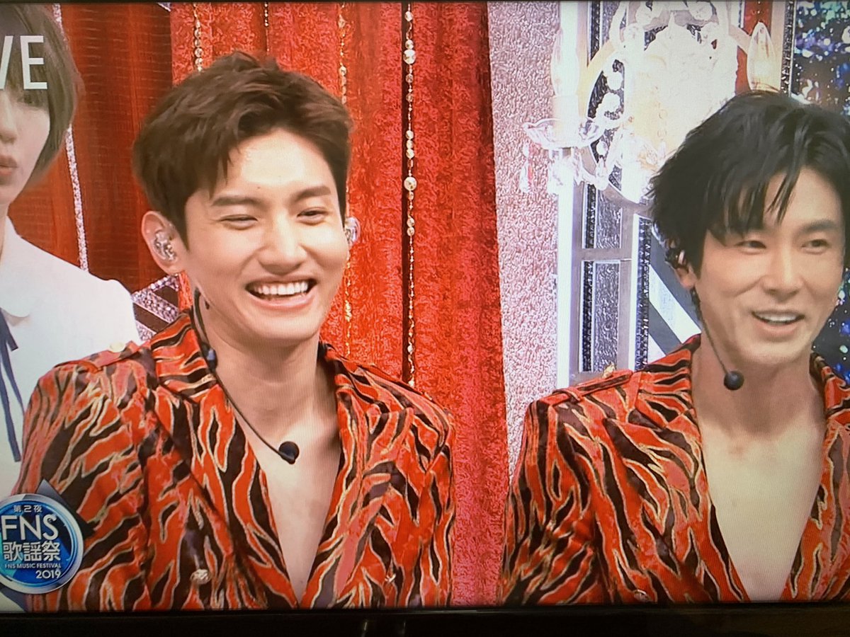 roseaki's tweet image. トークどきどきした！！

#東方神起 #FNS歌謡祭
#FNS東方神起楽しみ