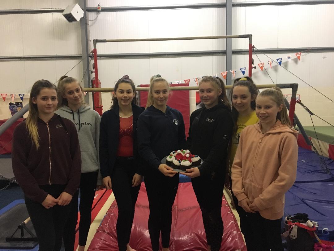 #100ActsOfKindness and our knitters have been busy with these festive hats and puddings to hold chocolate oranges 🍊. Sales have gone very well and it all supports the future gymnastic stars at Elmfield Club #doncasterisgreat