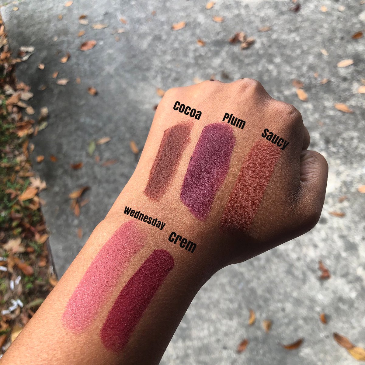 Check out our new velvet lipstick shades for the holidays! #blackbeautybrand #lipstick