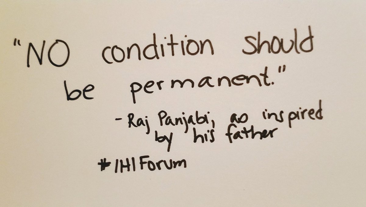Marianne McPherson (@mariannephd) on Twitter photo <a href="/rajpanjabi/">Raj Panjabi M.D.</a> was inspired by his father and his family's lived experience that "no condition should be permanent."
He took that inspiration and puts it to work each day in <a href="/lastmilehealth/">Last Mile Health</a>. #IHIForum <a href="/rajpanjabi/">Raj Panjabi M.D.</a> was inspired by his father and his family's lived experience that "no condition should be permanent."
He took that inspiration and puts it to work each day in <a href="/lastmilehealth/">Last Mile Health</a>. #IHIForum