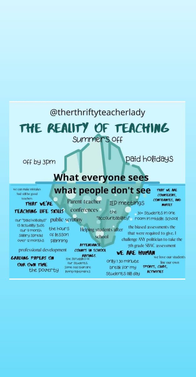 ChantelNeal7's tweet photo. Educators carry much more than what you see on the surface! https://t.co/emZZ6euFIP
