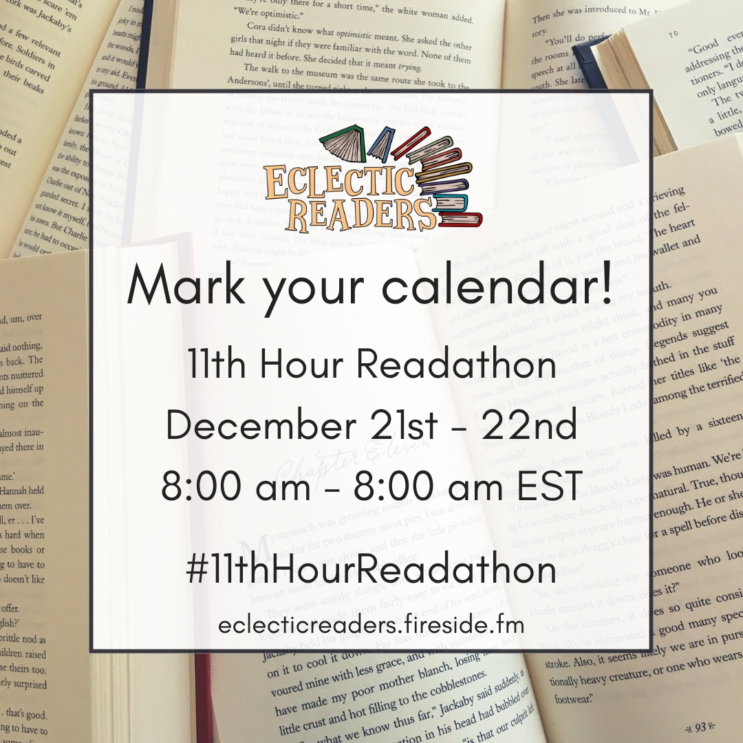 EclecticReadPod's tweet photo. Ten days until the #11thHourReadathon! Do you have your #bookstack ready yet?
#EclecticReaders #Readathon https://t.co/WUOqdQ1OP1
