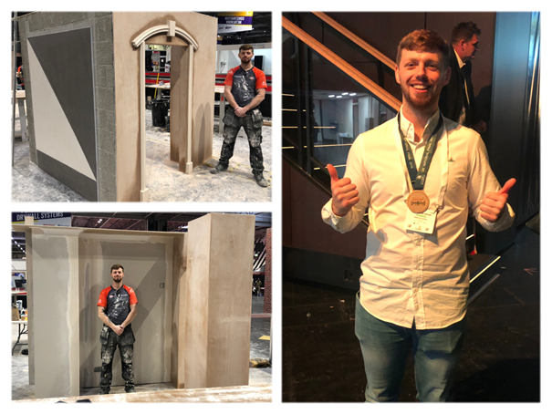Apprentice Plastering Student Raymond Stirling recently Competed at the National Worldskills finals at Birmingham NEC. He was 1 of 8 competitors that qualified from 14 regional throughout the UK and after 3 days of showcasing his skills, Raymond came out on top as 2019 Champion.