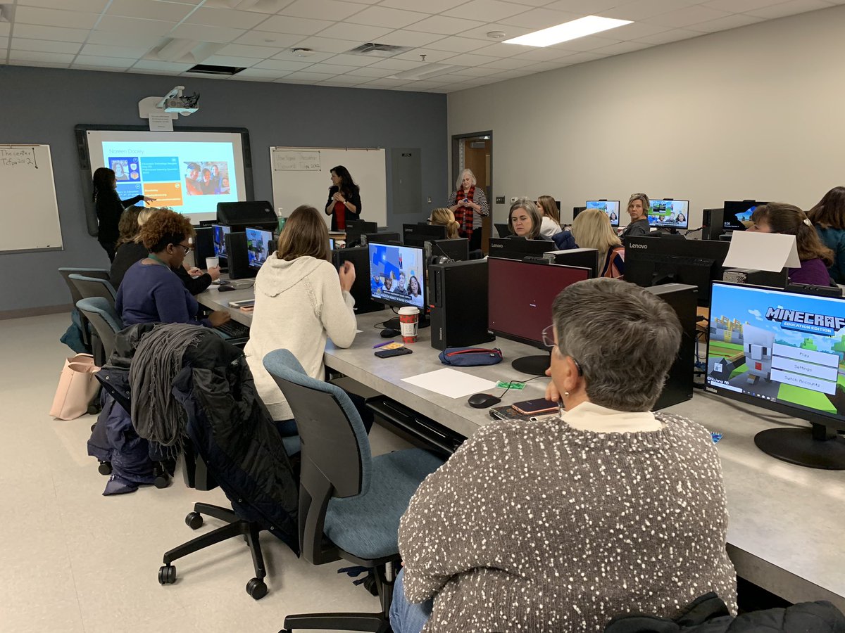 Excited to learn about Minecraft Education! @MISDEdTech @NatalieDriver01 <a href="/nodooley/">Noreen Dooley, Ed.D.</a> <a href="/monicaccrane/">Monica Crane</a> <a href="/PlayCraftLearn/">Minecraft Education</a>