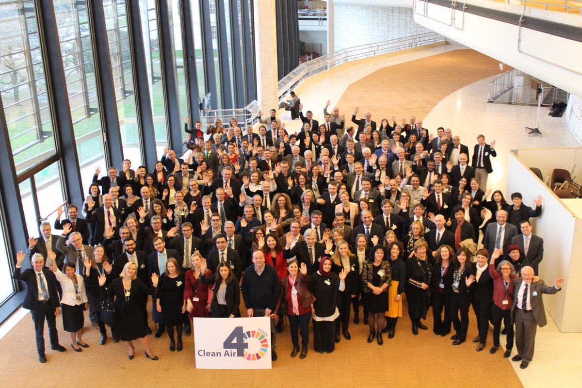 AirClimSweden's tweet photo. #AirConvention now celebrates #CleanAir40Years anniversary. Despite good progress severe #AirPollution problems remain. High time to revise and strengthen Gothenburg Protocol! #CLRTAP See: https://t.co/XCjsWI7fnd @GreenEurope https://t.co/OrxgbdUsPQ