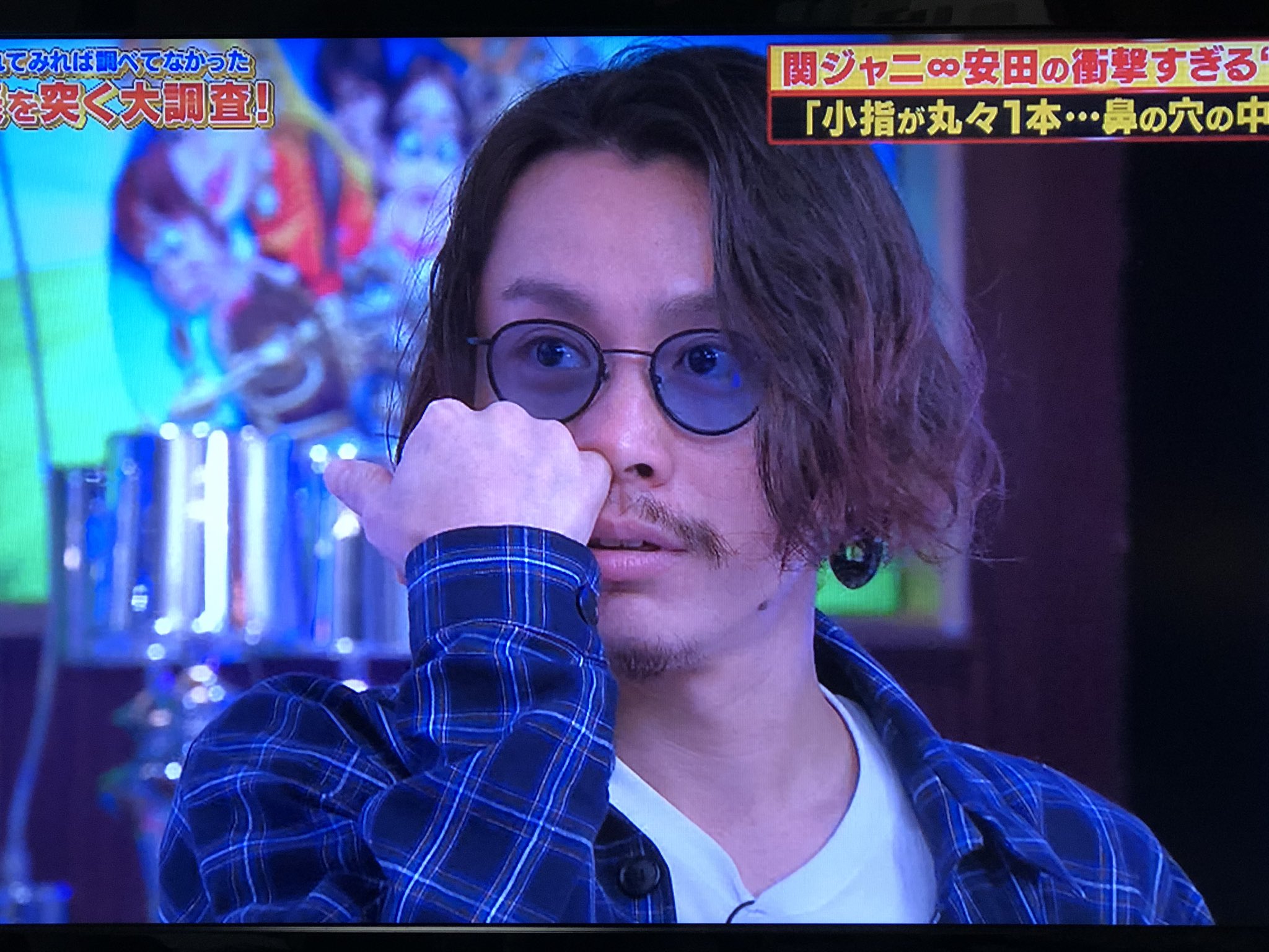 まゆ En Twitter うっわー 本当に小指入ってる なのに何でこんなお顔キレイなの ジョニーデップ感増してるよ ありえへん世界 安田章大 ありえへん安田章大