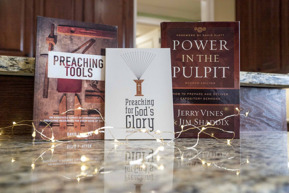 Day 7 of the 12 Days of Christmas!

Like and retweet for a chance to win this preaching bundle with works from <a href="/DrDavidLAllen/">David L. Allen</a>, <a href="/jerryvines/">Jerry Vines</a>, @JimShaddix, and <a href="/AlistairBegg/">Alistair Begg</a>.