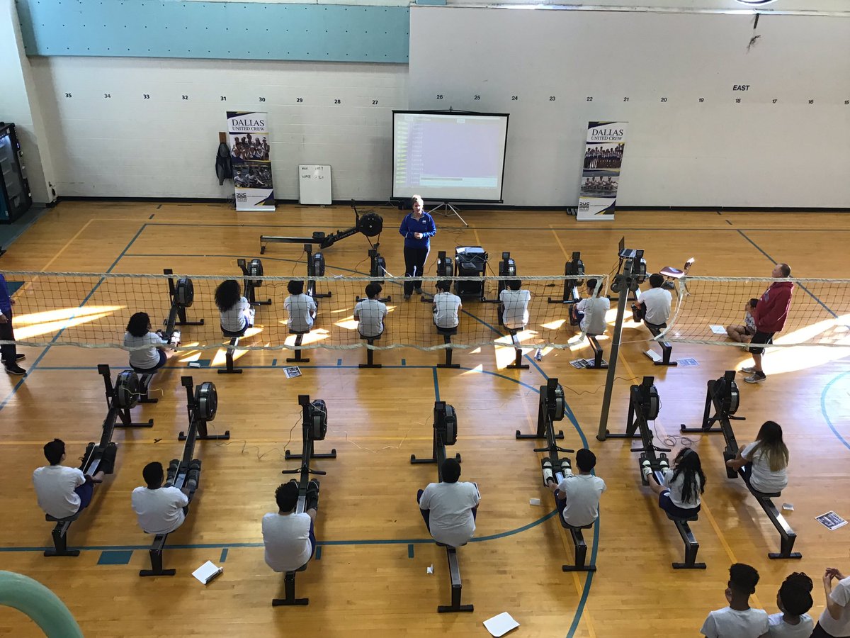 Townview_PE's tweet photo. Thank you @RowDallasUnited for taking over our PE classes and teaching out students about rowing. #dallasisd #townviewmagnet #physicaleducation https://t.co/JT3qERrTG2