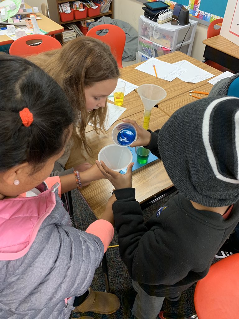 MrsLauraMetz's tweet image. When your ratios are equivalent, you can double and triple (or more) your batches, and they will make the same shade of color! @bianca_imani awesome lesson! Where does this reasoning apply in your career or life? #ArtInMATH #ScienceInMATH