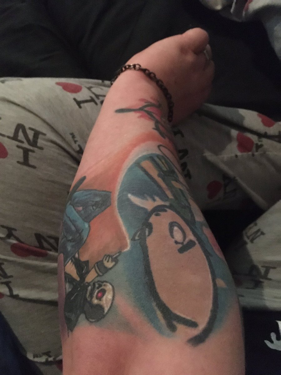 LPEVHybrid's tweet photo. @LPFanCorner Sorry for the poor lighting and inability to rotate my arm well for the last one :P #showmeyourtatts https://t.co/SEl0C30HM8