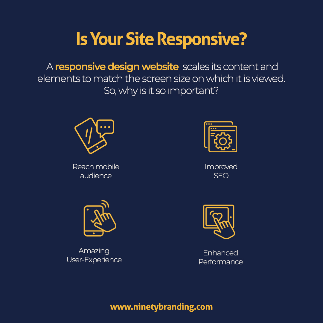 Responsive design can help you solve a lot of problems for your website. This includes: making it mobile-friendly, improving bounce rates and helping with long-term SEO...and let's not forget, enhancing your brand outlook! 🔹🖥️🔸