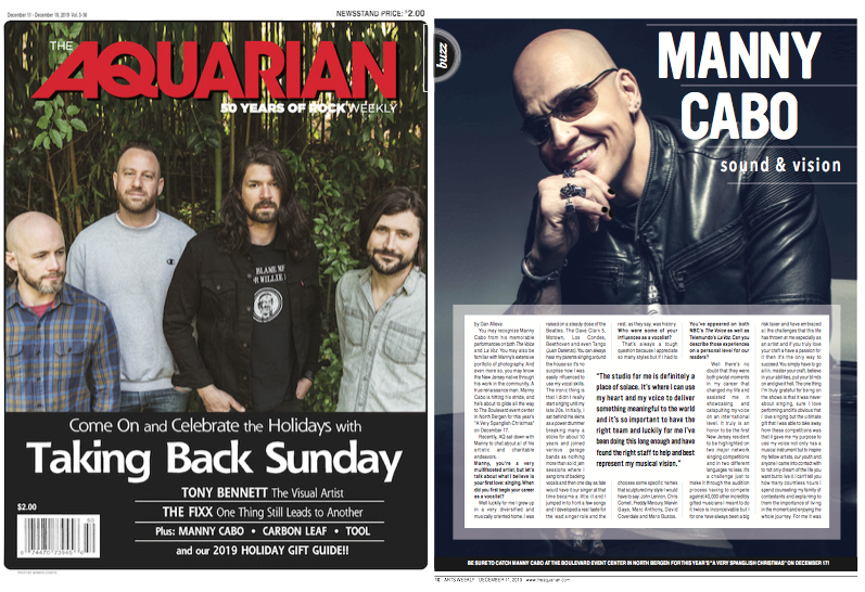 themannycabo's tweet photo. Wow it goes to show you when Inspire, Entertain and Educate from the heart then people listen and good things happen. I'm beyond grateful and humbled by this featured article in the latest issue of The Aquarian Weekly #MannyPack #WednesdayMotivation @aquarianweekly @JerseyRock https://t.co/bnsxm75mIR