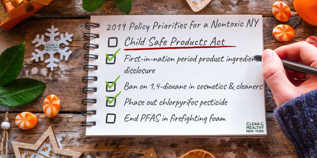 CleanHealthyNY's tweet photo. 20 days left…. #1 priority: @NYGovCuomo needs to sign the #ChildSafeProductsAct to reveal hidden harmful unnecessary #chemicals, &amp; eliminate the worst of them in items #babies &amp; #children use every day. #nontoxicny https://t.co/qwxVap5WZh
