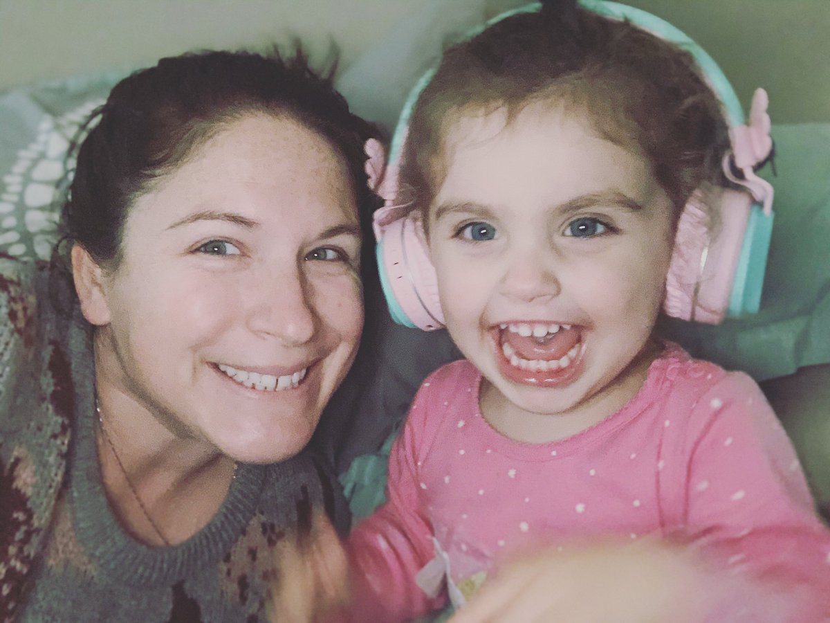 JDBrewerBooks's tweet image. Mommy-daughter bonding, FLU edition. We are both in quarantine and in surprisingly good spirits despite feeling crummy. Wish us luck and fast healing... #heardlings