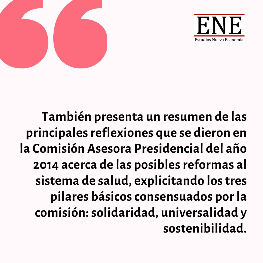 EsNuevaEconomia's tweet photo. Compartimos el capítulo “Hacia un sistema de salud único, equitativo y solidario para Chile: Reflexiones sobre el pasado y propuestas para el presente” escrito por Camilo Cid, parte de nuestro libro “Chile del Siglo XXI: Propuestas desde la Economía”. 
https://t.co/Mg7UO3quJ7 https://t.co/7xqwhVhy7r