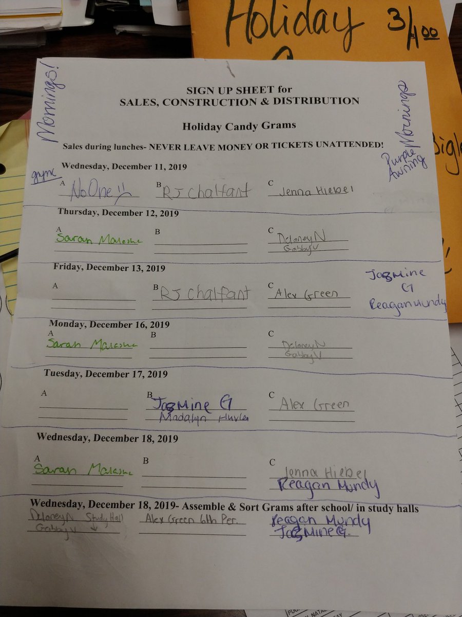 🔴 ALL STUCO MEMBERS 🔴

We need more sellers for the Reindeer Grams!!! Please see Bigley or an officer to get signed up ASAP.