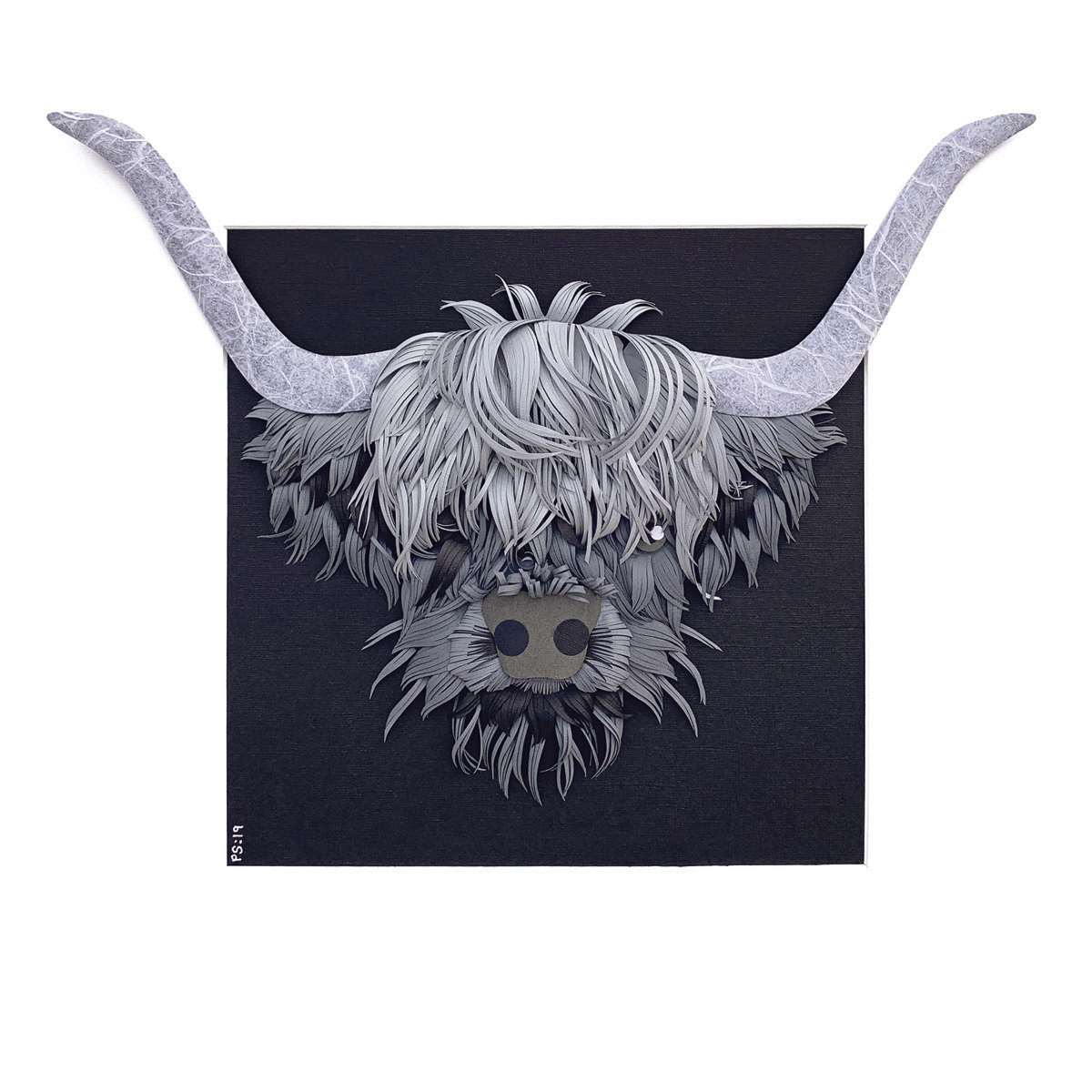 pamscottart's tweet photo. '50 Shades of Coo' Buy limited edition prints from the original Paper Sculpture, by Pam Scott. Run of 95. Artist signed &amp; numbered. Unique art for Xmas from £50. 3 sizes available. Pam at pspaperworks@aol.com for details.
#50shades #highlandcow #art4xmas #scottishart #cowart https://t.co/tTqFzJXKwT