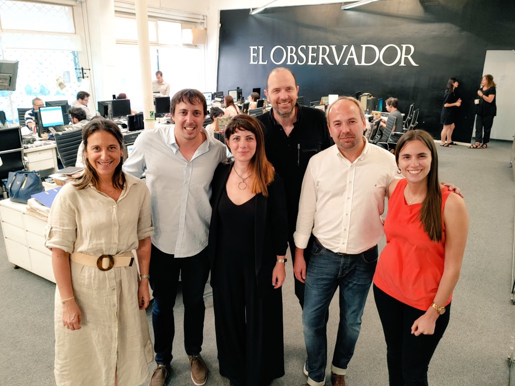 Postales de nuestra visita a <a href="/ObservadorUY/">El Observador Uruguay</a> con #Redacciones4G 🇺🇾