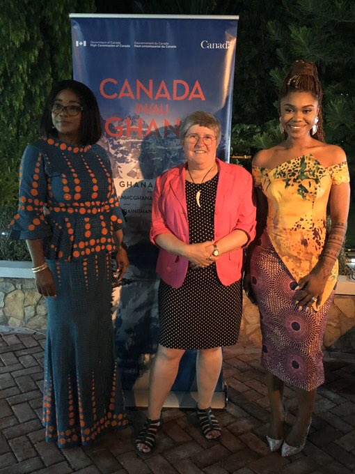 Canadian High Commissioner @SabineNolke and Minister of Gender Hon. Cynthia Morrison #HumanRightsDay2019 End of 16 Days of Activism against Gender based violence and sexual abuse #EqualityFund  @CanHCGhana @MoGCSP_Ghana 🇨🇦 🇬🇭