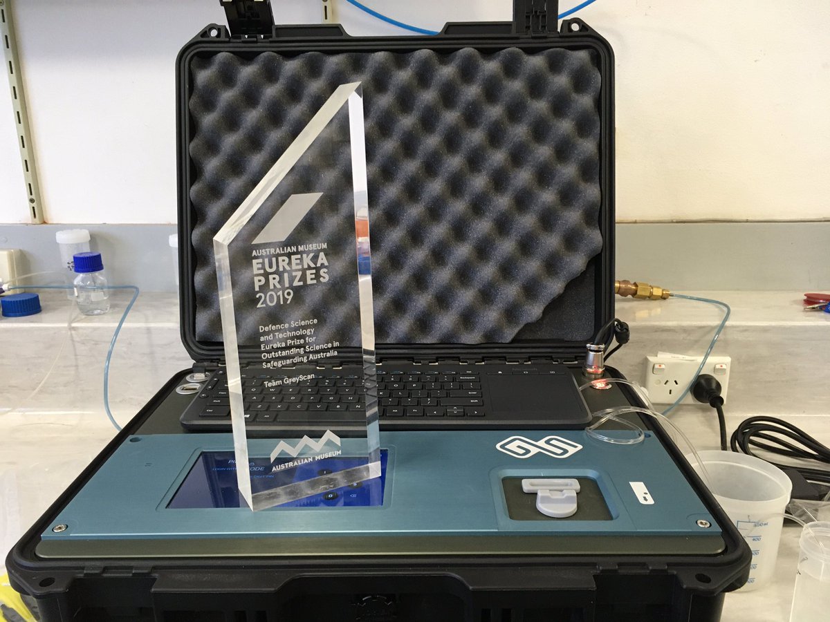 I’m early today... so excited with the arrival of our first @GreyscanL ETD-100. Looking forward to some awesome science with it over the next 2 years.